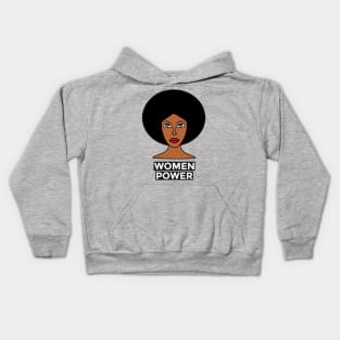 Women Power, Black power Kids Hoodie